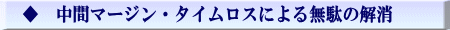 ���@���ԃ}�[�W���E�^�C�����X�ɂ�閳�ʂ̉��� 